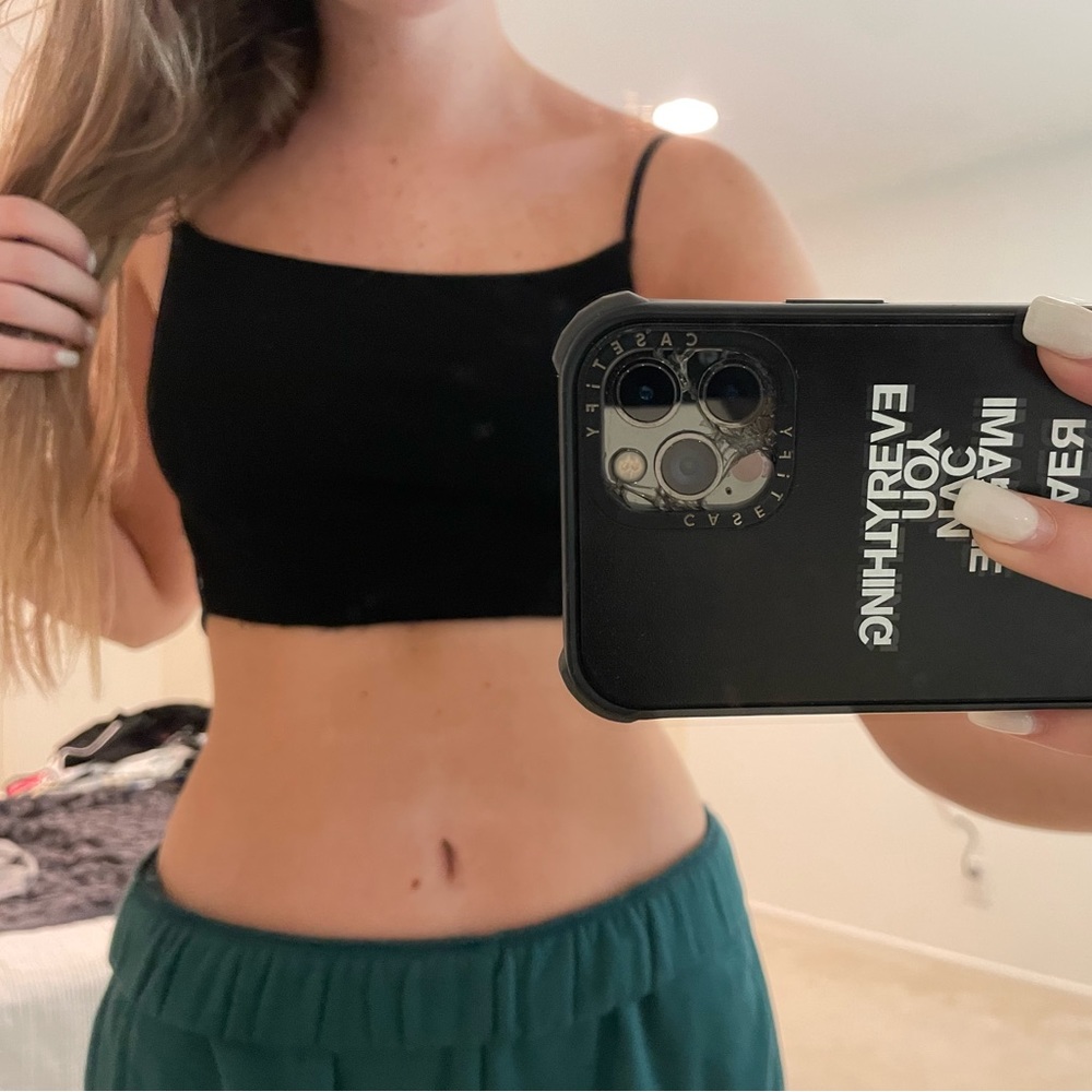 Open back square neck boutique top
